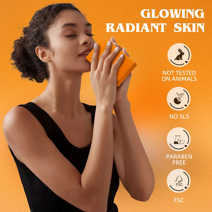 3 in 1 Kojic Acid Soap Papaya Soap Handmade Soap Brightening Skin Hyalunronic Soap Face & Body Soap for whitening Crown Diamond