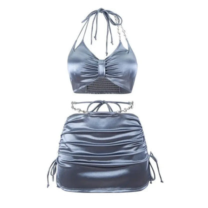 New Quick-drying Clothes for Women Super Fairy Hot Girl High-end Autumn and Winter Spring Swimming Three-piece Set