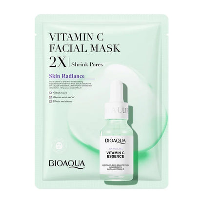 20pcs BIOAQUA Centella Collagen Face Mask Moisturizing Refreshing Sheet Masks Hyaluronic Acid Facial Mask Skin Care Products