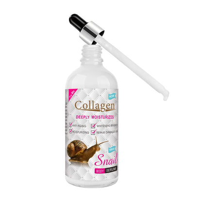 100ml Snail Collagen Body Serum Brighten Lotion Moisturizing Repair Damaged Skin Serum Liquid PM6926
