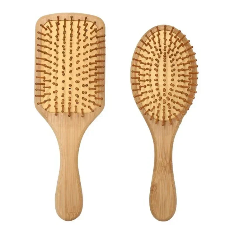 1PC Hair Loss Massage Brush Hair Brushes Combs Scalp Wood Comb Healthy Paddle Cushion Bamboo Comb Hair Care Healthy Professional