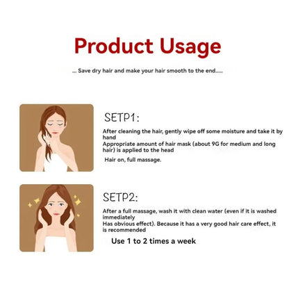 180g Multi Effect Repair Hair Mask Deeply Nourishing Shiny Smooth Hair Conditioner Temperate Nourishing Japan Hair Care Product