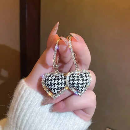 Gold Color Rhinestone Bow Pearl Earrings For Women 2022 New Korean Fashion Exquisite Earrings Wedding Jewelry Birthday Gifts