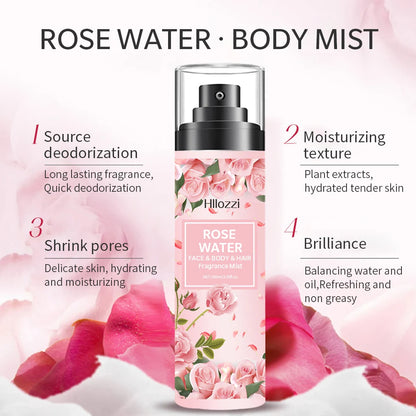 100ml body spray rose water hydrating moisturizing vanilla facial moisturizing water lavender facial essence water