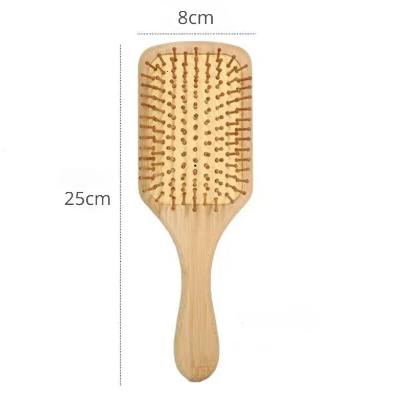 1PC Hair Loss Massage Brush Hair Brushes Combs Scalp Wood Comb Healthy Paddle Cushion Bamboo Comb Hair Care Healthy Professional